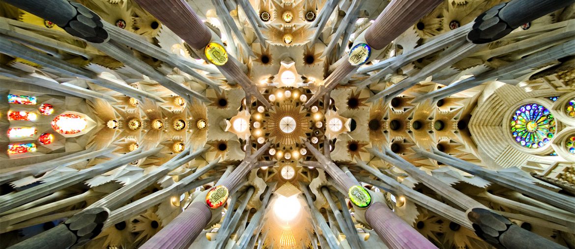 The incredible Sagrada Familia's roof